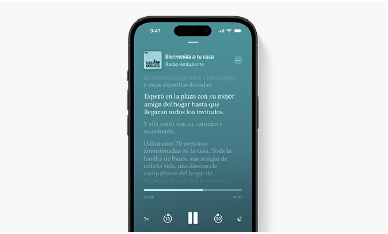 Las transcripciones llegan a Apple Podcasts